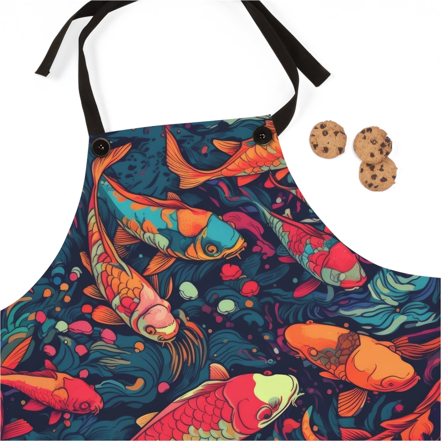 Canvas Apron - Koi Menagerie