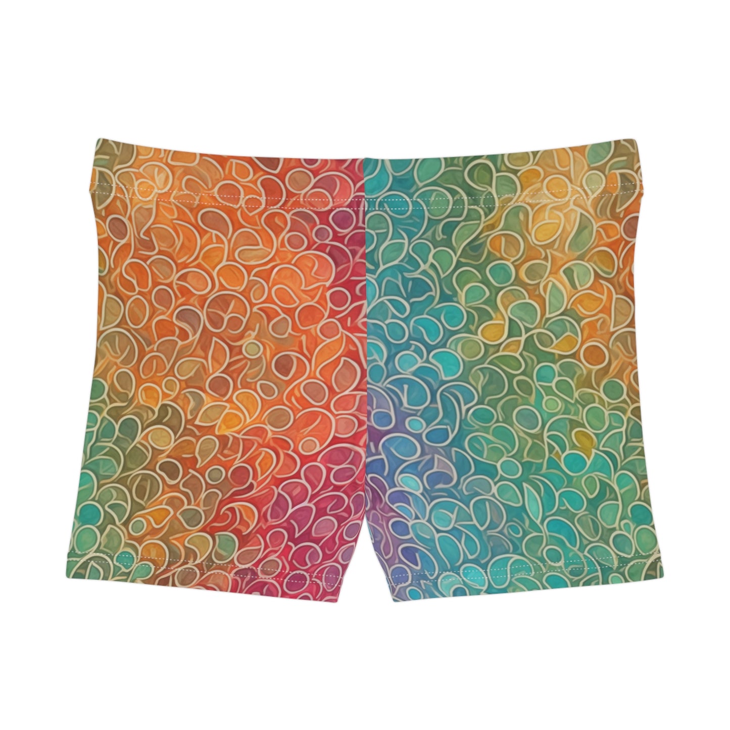 Workout Shorts - Pointillist Paris