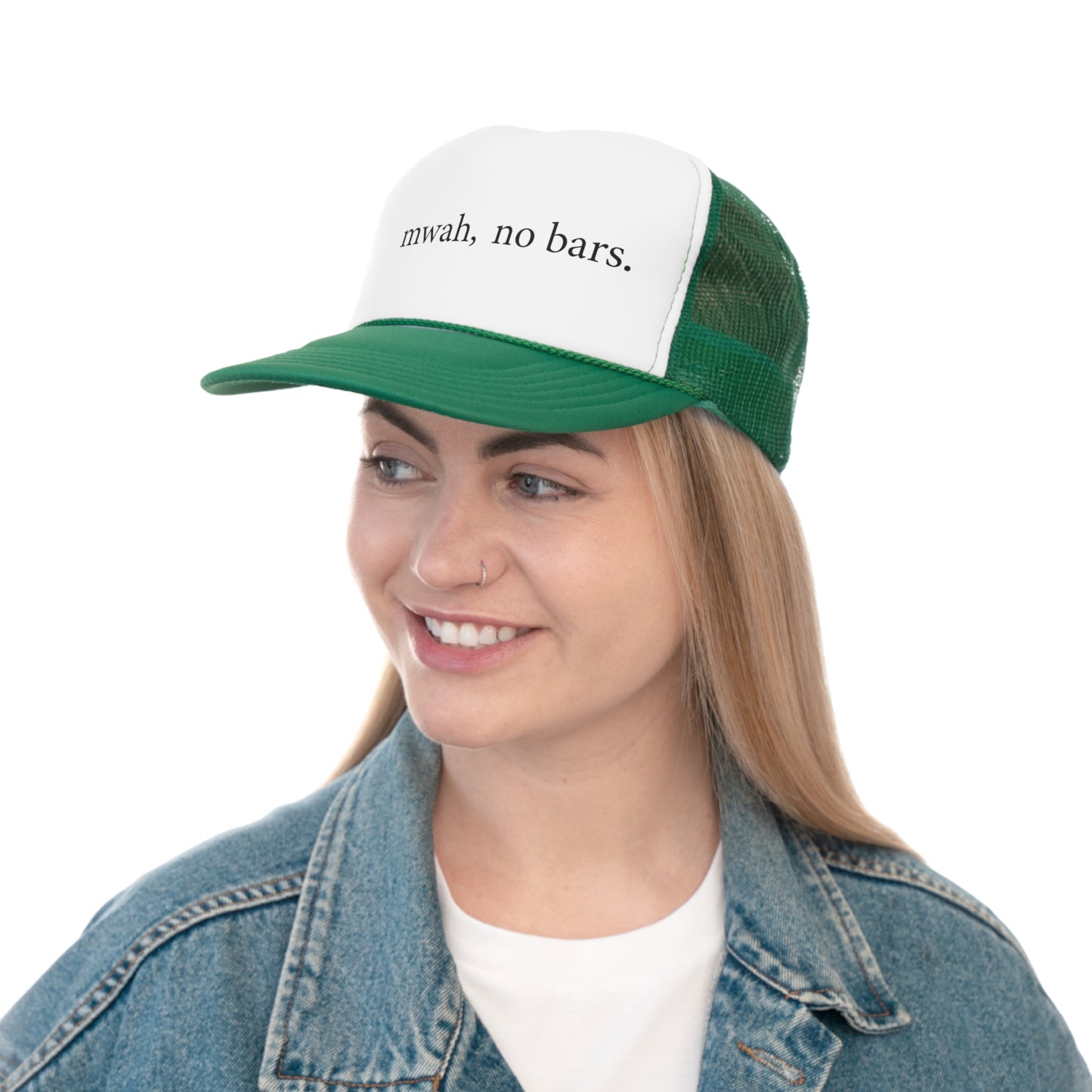 Trucker Caps - - mwah, no bars.