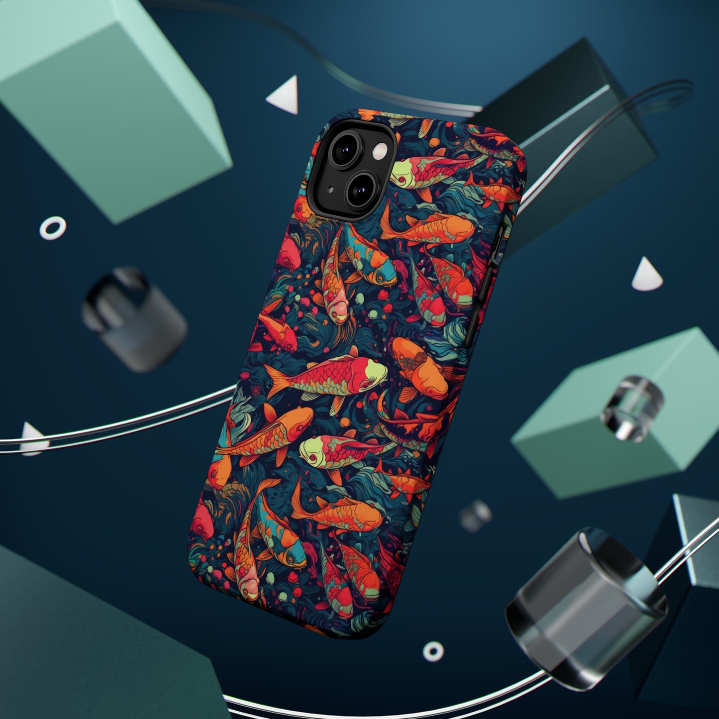 MagSafe Tough iPhone Case - Koi Menagerie