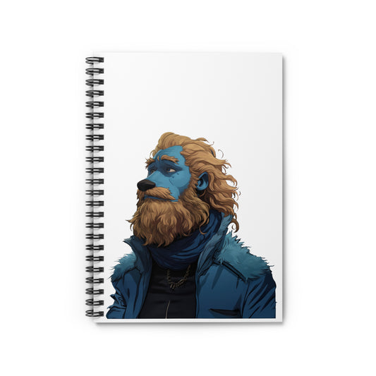 Spiral Notebook with Ruled Line - Bluey Tormund