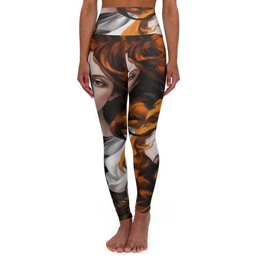 High Waisted Leggings - Amberite