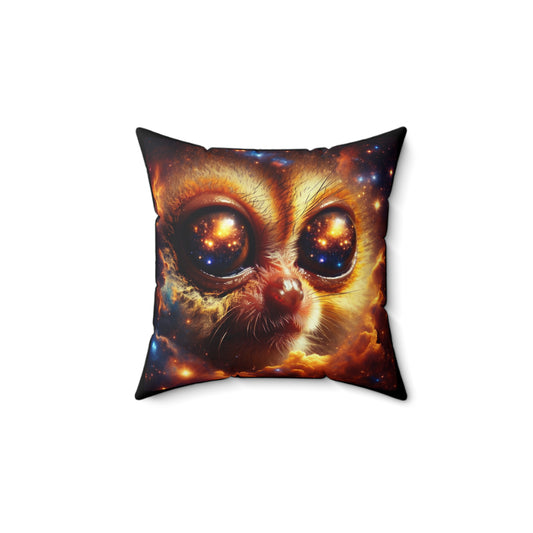 Spun Polyester Square Pillow - Tarsiers CosmicLevel