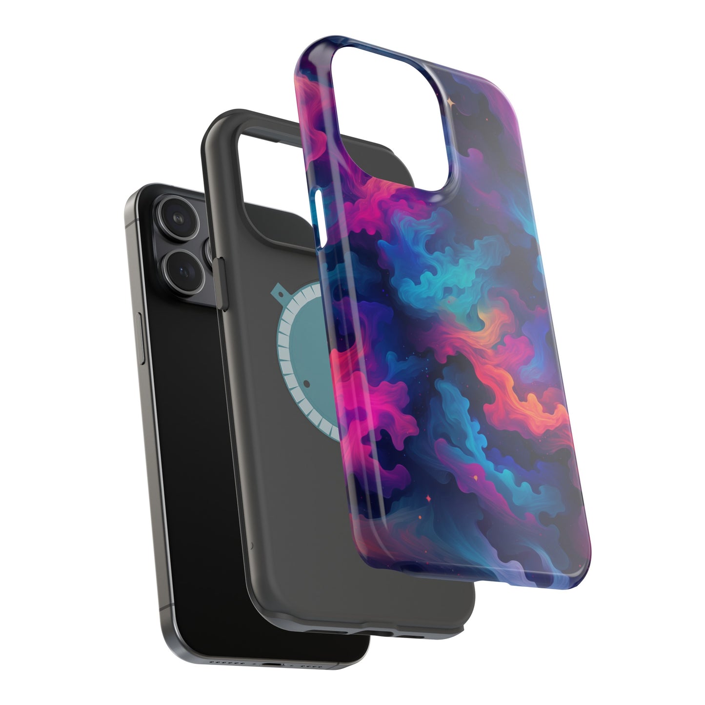 MagSafe Tough iPhone Case - Neon Nebula