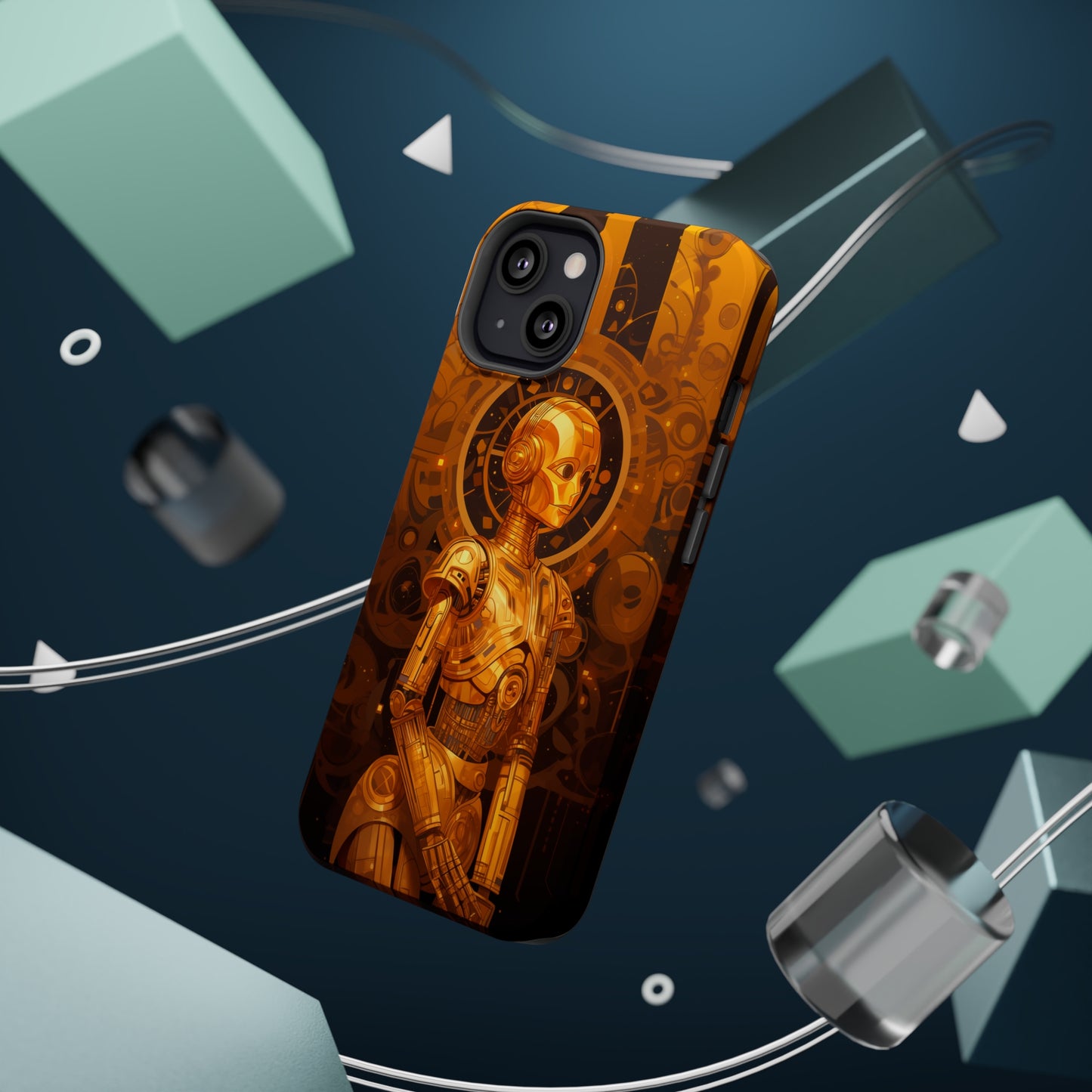 MagSafe Tough iPhone Case - C3P0 Art Nouveau