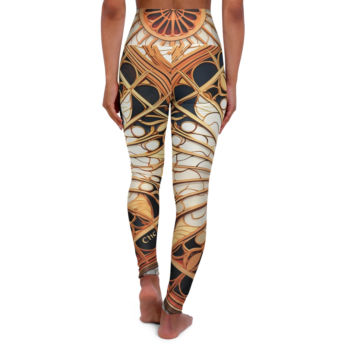 High Waisted Leggings - PrairiePainting.