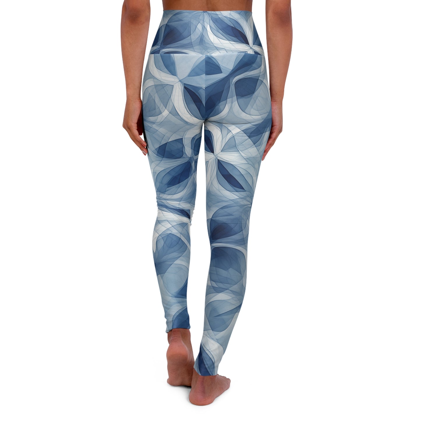 High Waisted Leggings - Dali Barcelona Shibori