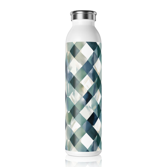Slim Water Bottle - Wolf Chadds Ford Harlequin