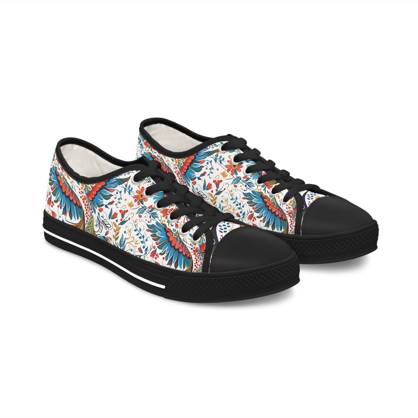 Women's Low Top Sneakers - Colibri Abstract