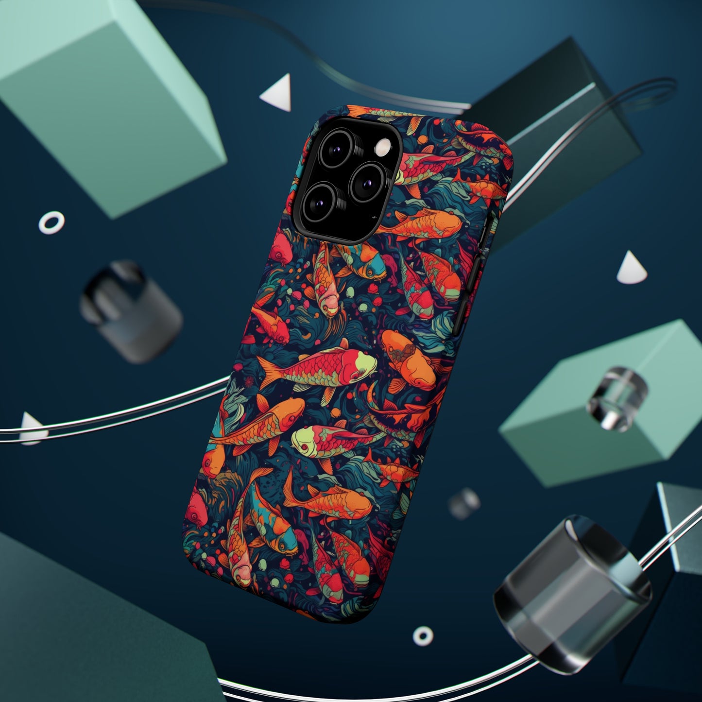 MagSafe Tough iPhone Case - Koi Menagerie