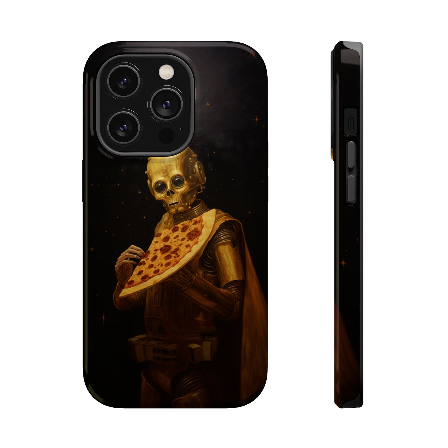 MagSafe Tough iPhone Case - "Robot Pizza Slice"