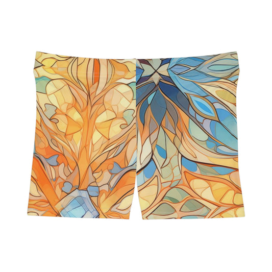 Workout Shorts - Crispin Tadasana Tie-Dye