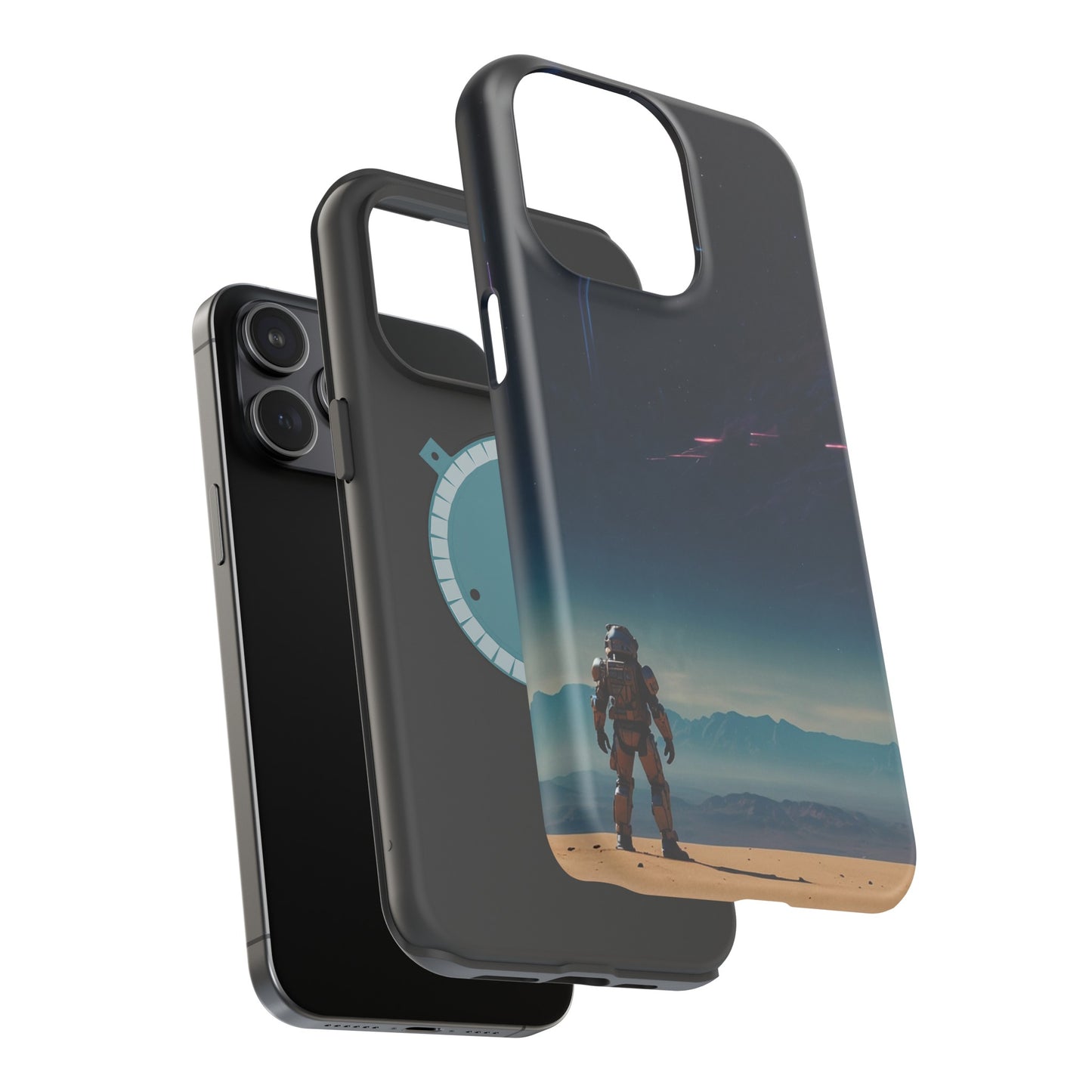 MagSafe Tough iPhone Case - Galactic Synthwave