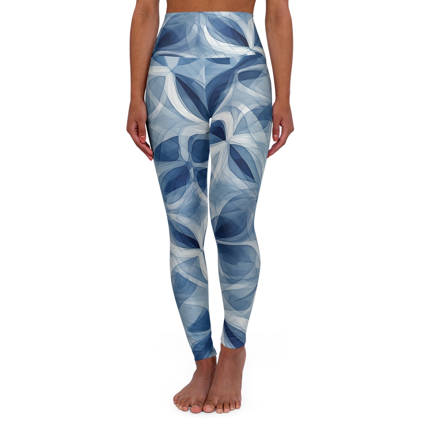 High Waisted Leggings - Dali Barcelona Shibori