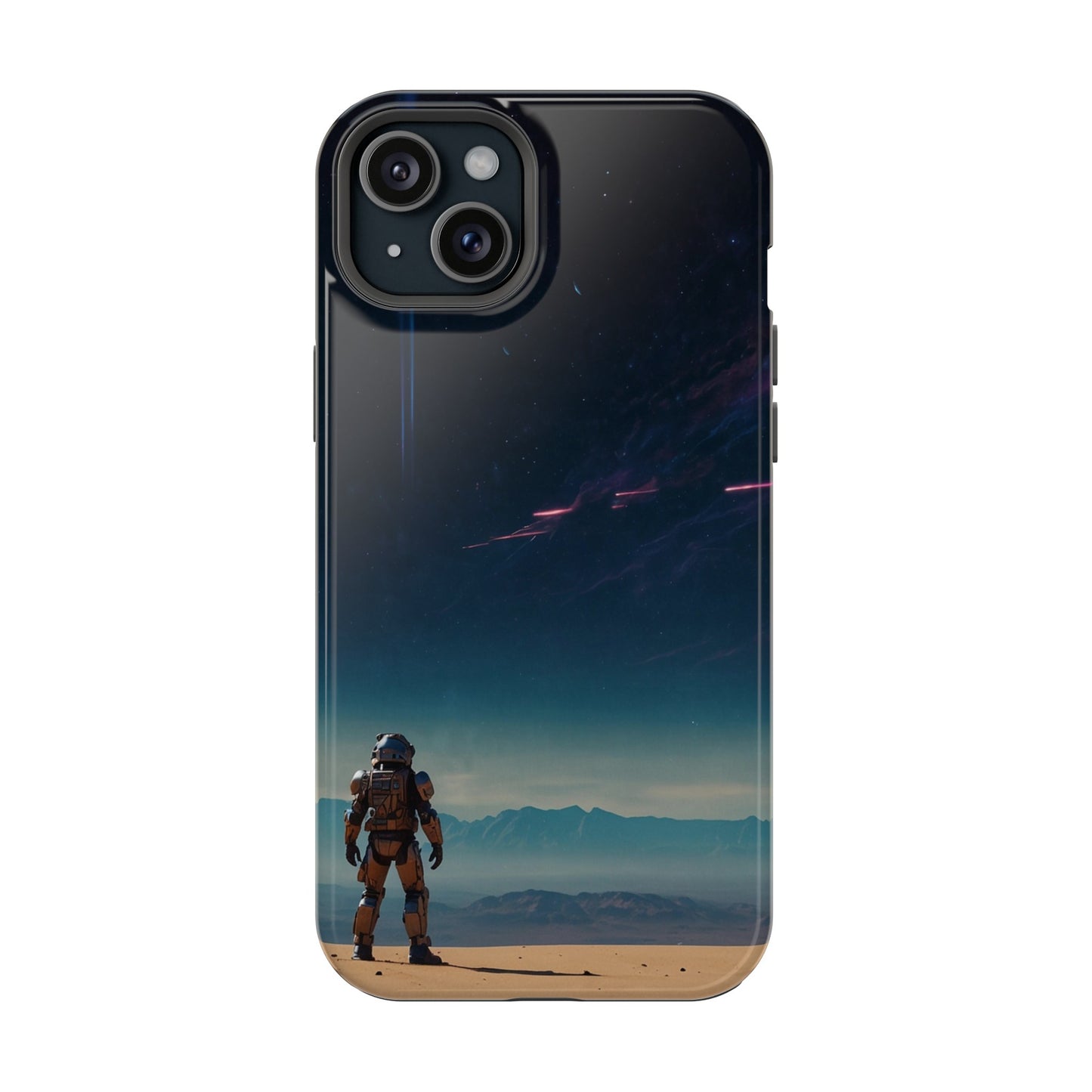 MagSafe Tough iPhone Case - Galactic Synthwave