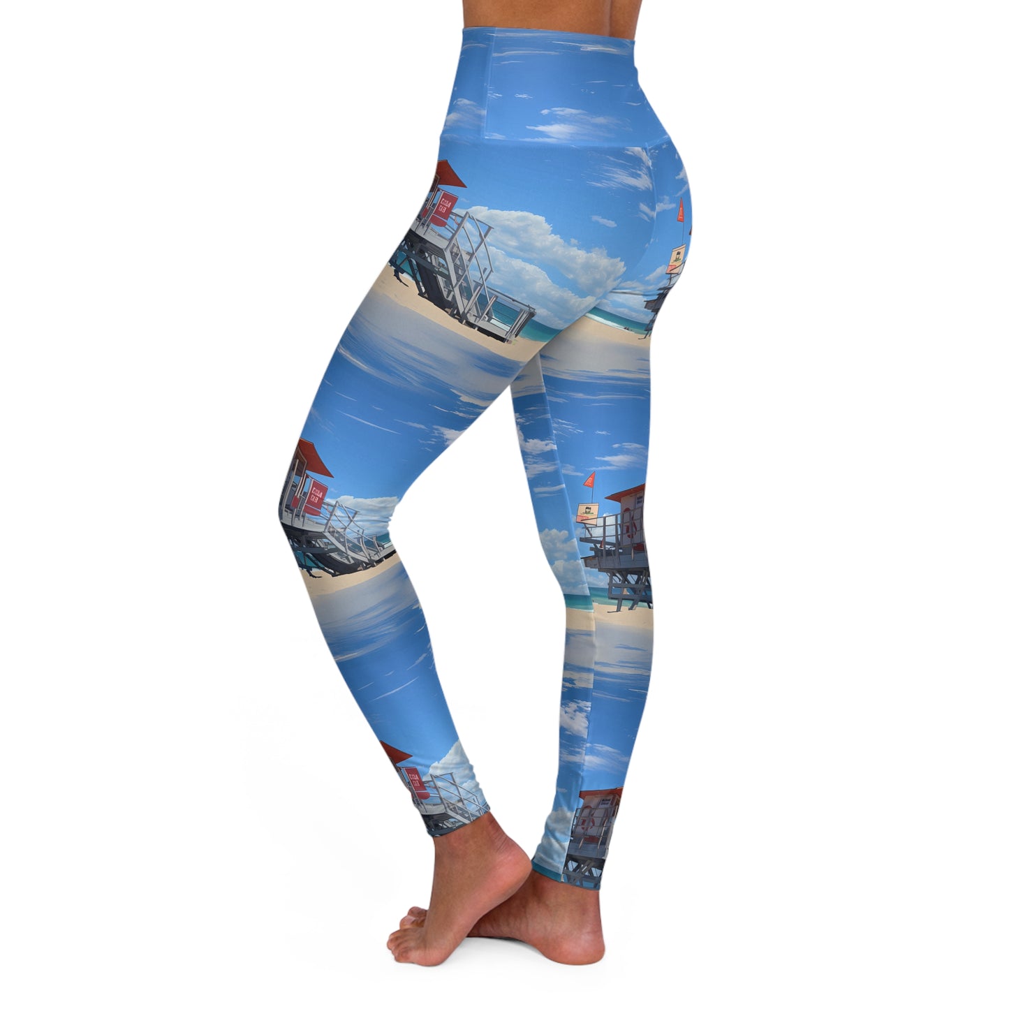 High Waisted Leggings - Love and Santa Monica