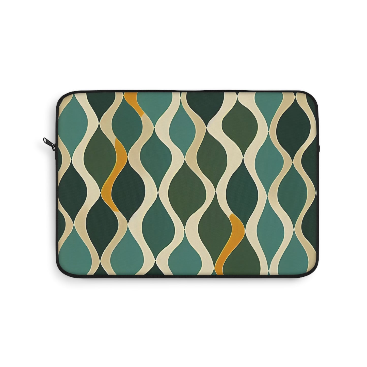 Laptop Sleeve - Deco Aqua Ringlets