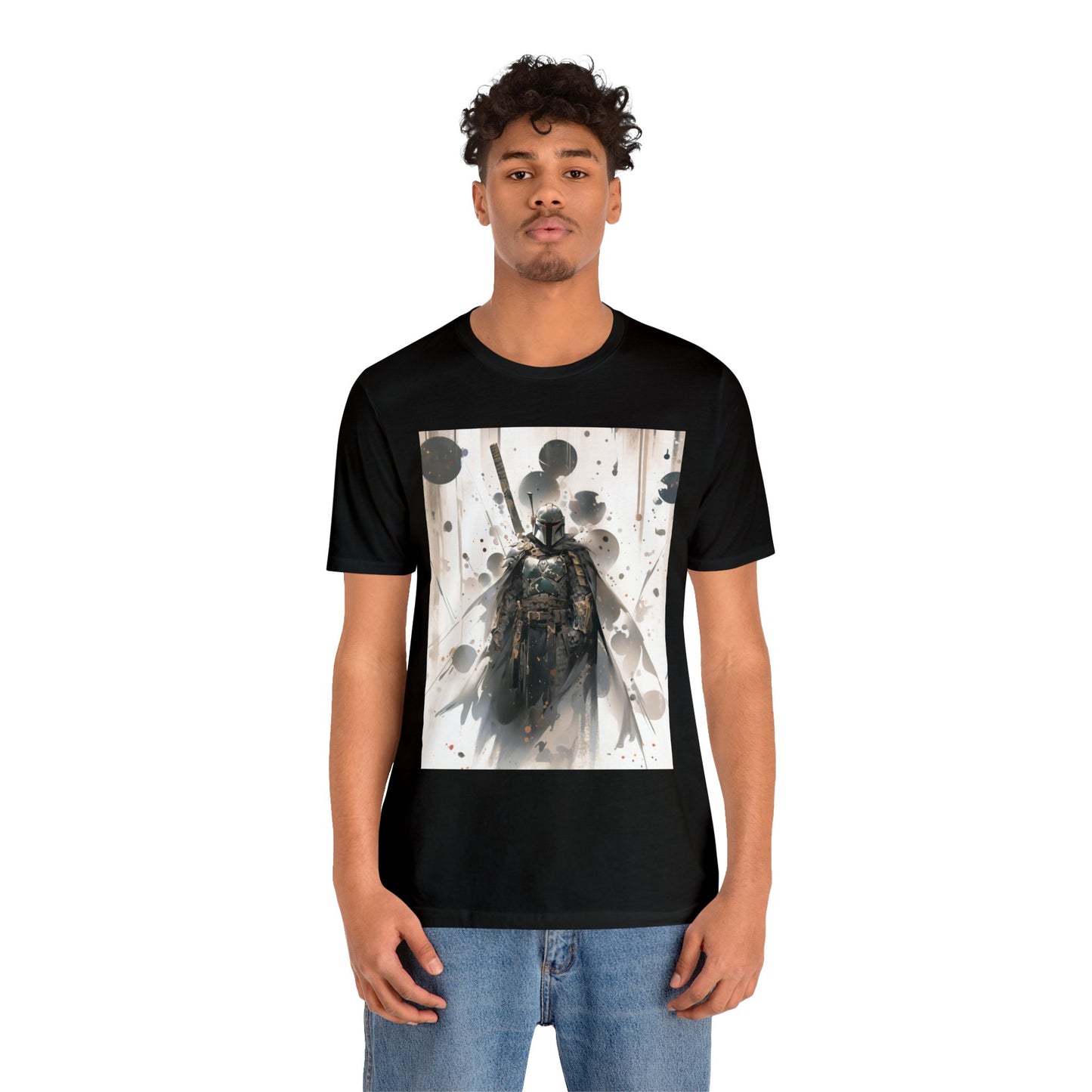 Unisex Jersey Short Sleeve Tee - Boba Fett Japanese ink Art