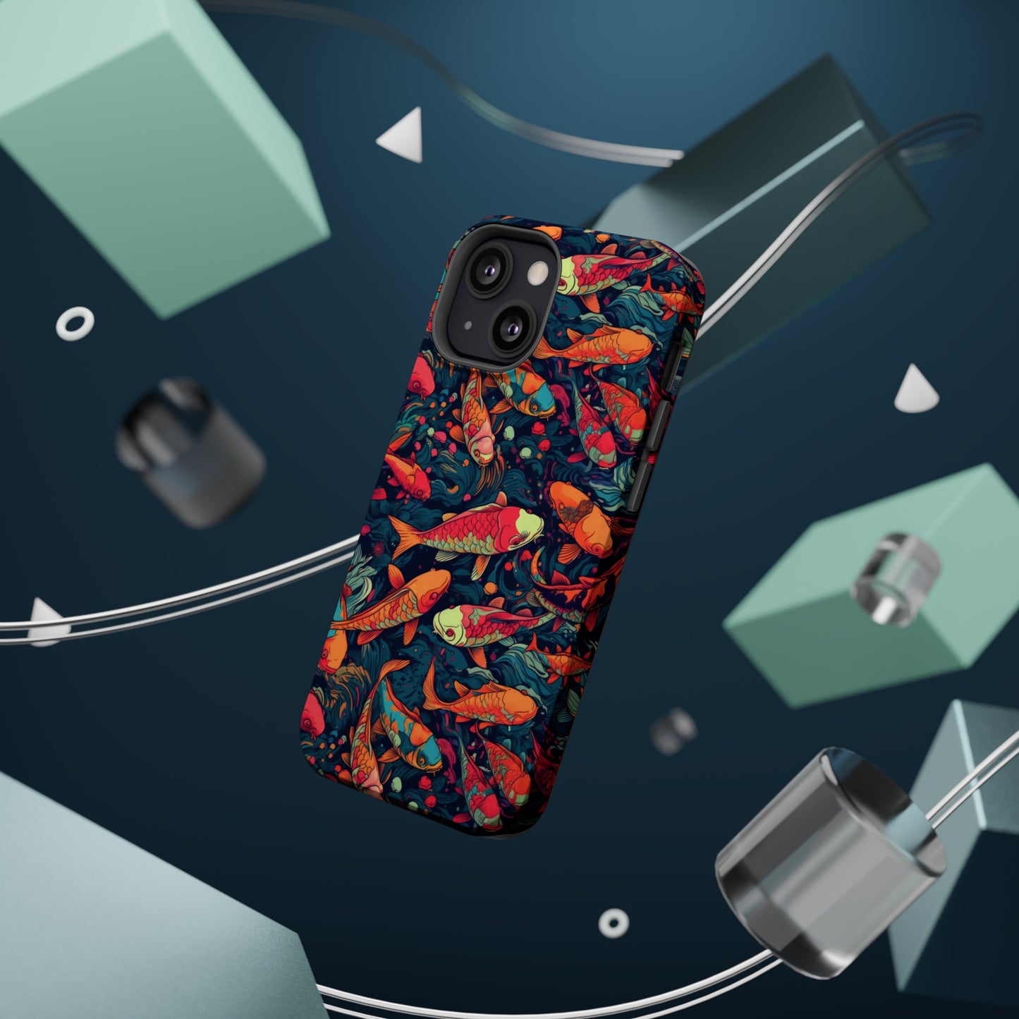 MagSafe Tough iPhone Case - Koi Menagerie