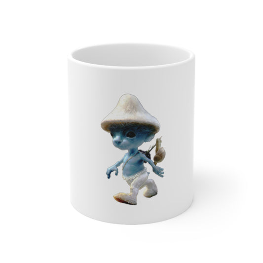 Ceramic Mug 11oz - SmurfCat WeLiveWeLoveWeLie