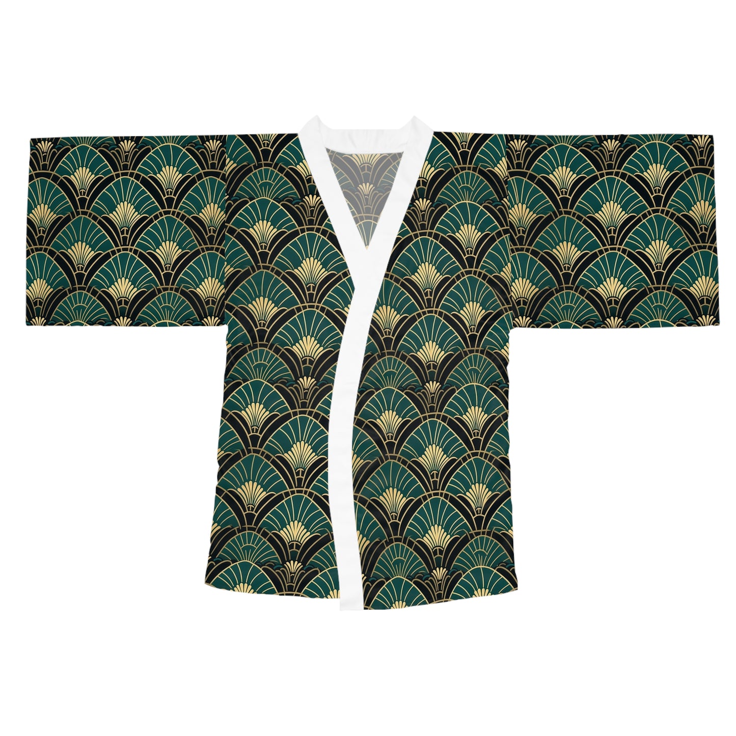 Long Sleeve Kimono Robe - Aurora Deco