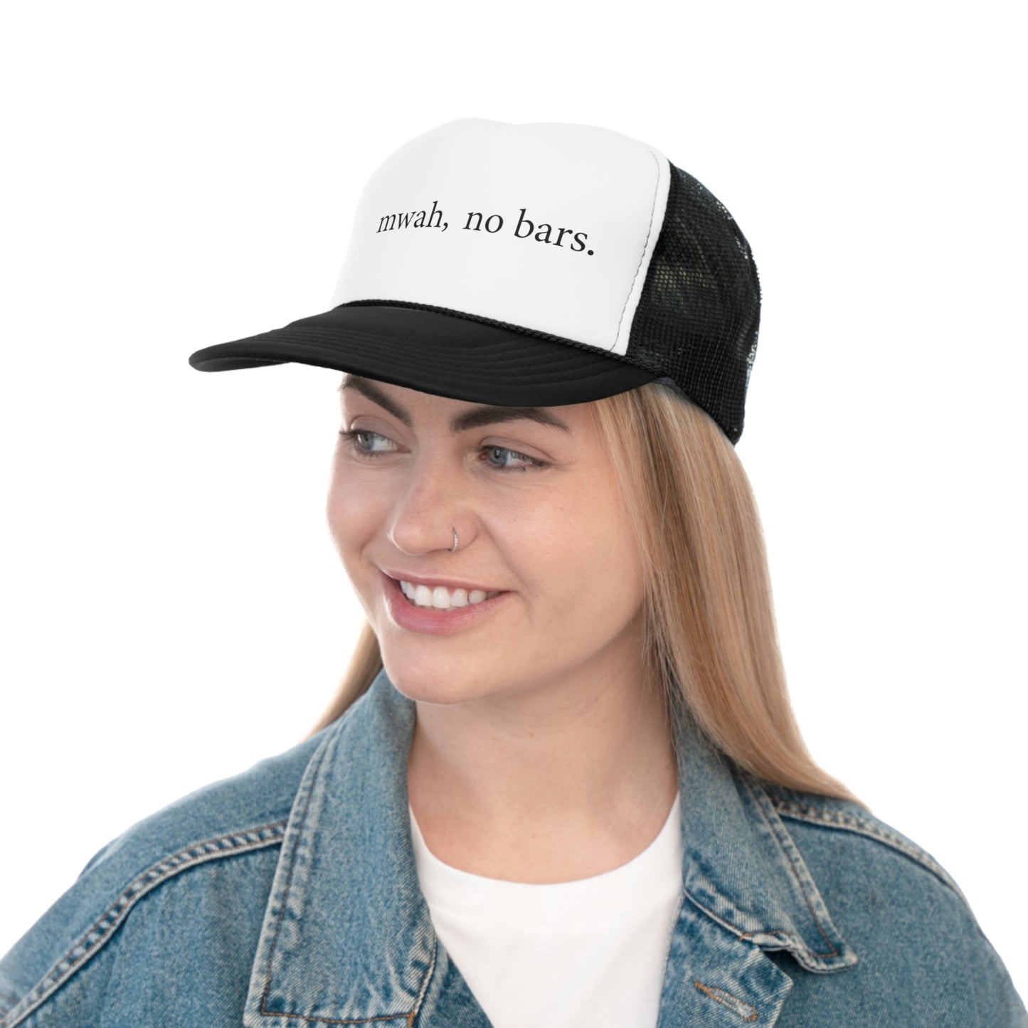 Trucker Caps - - mwah, no bars.