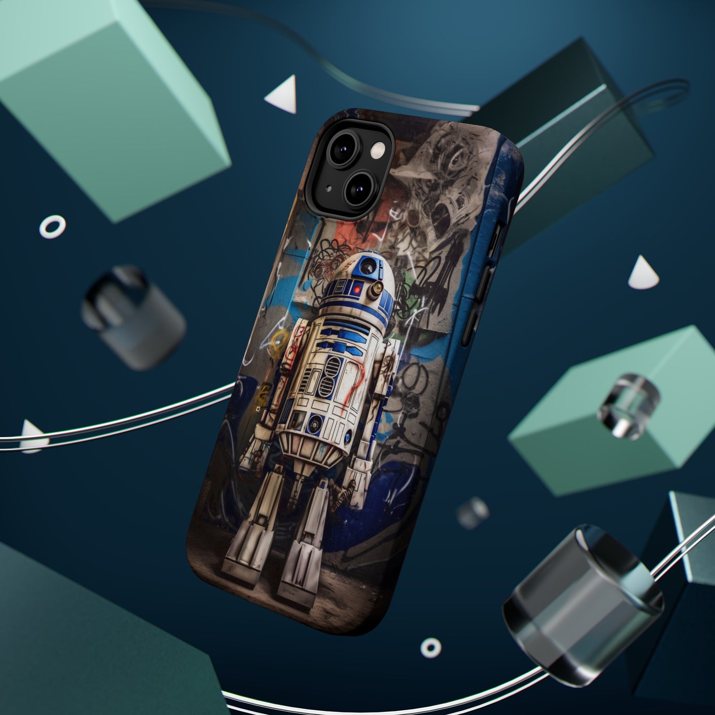 MagSafe Tough iPhone Case - R2D2 1990's Graffiti