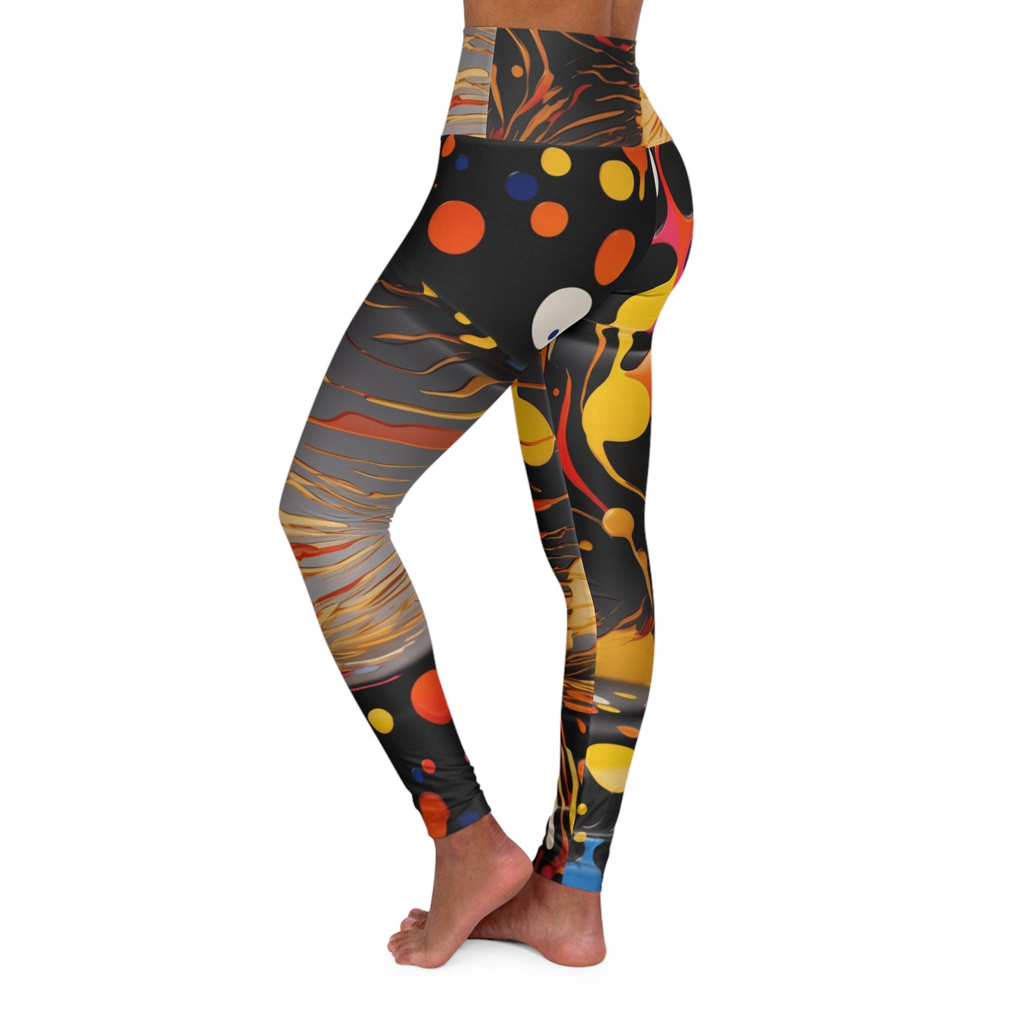 High Waisted Leggings - Amberite