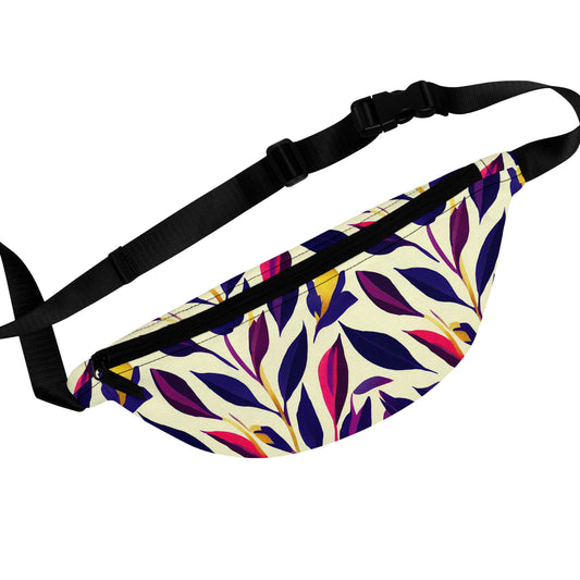 Fanny Pack/Bum Bag - Violet Flourish Damask