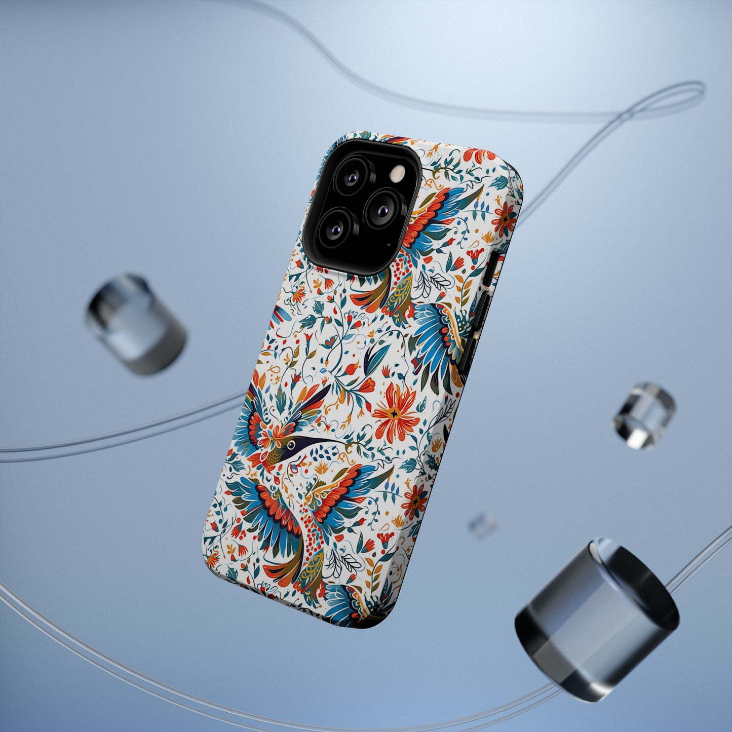 MagSafe Tough iPhone Case - Colibri Abstract