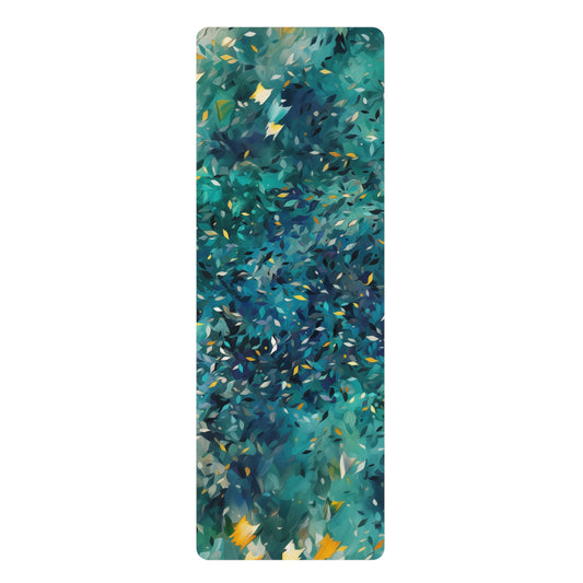 Rubber Yoga Mat- William Long Island Ombre