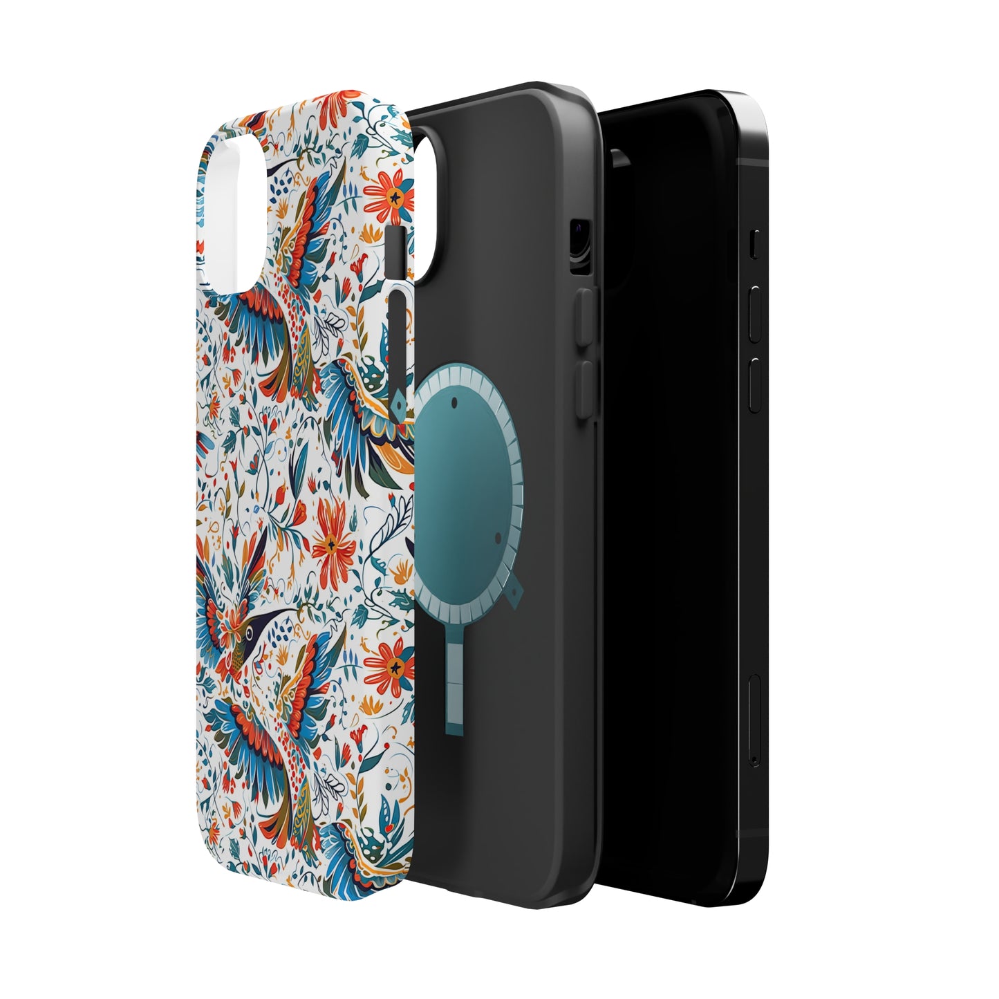 MagSafe Tough iPhone Case - Colibri Abstract