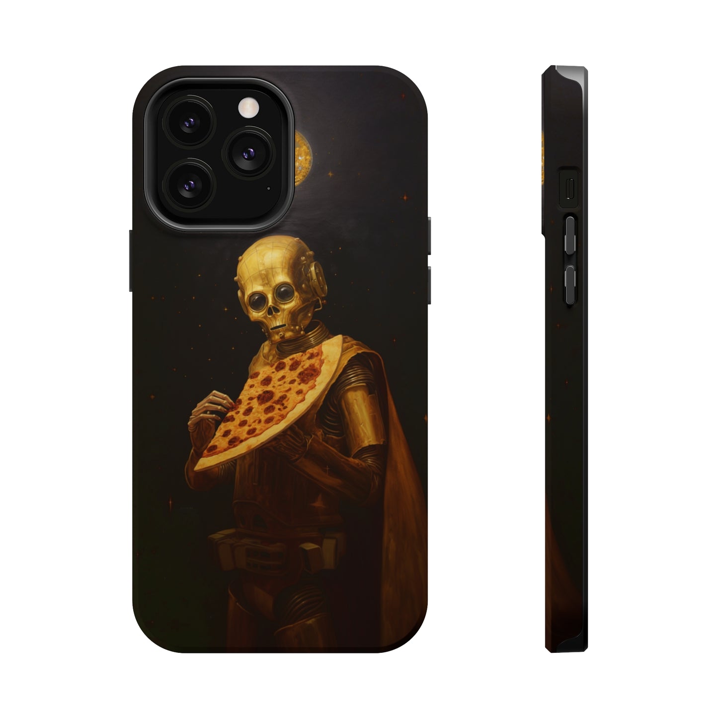 MagSafe Tough iPhone Case - "Robot Pizza Slice"