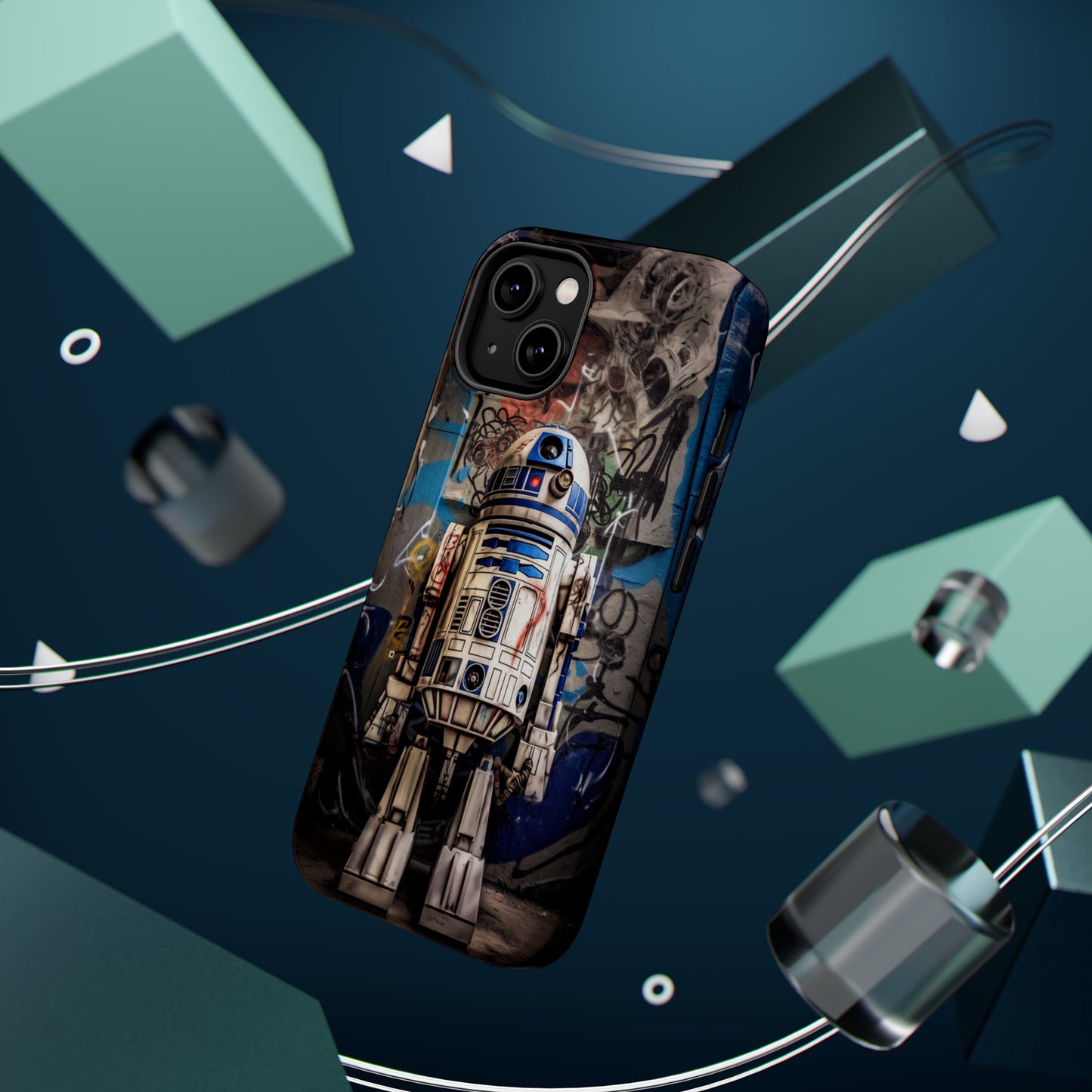 MagSafe Tough iPhone Case - R2D2 1990's Graffiti