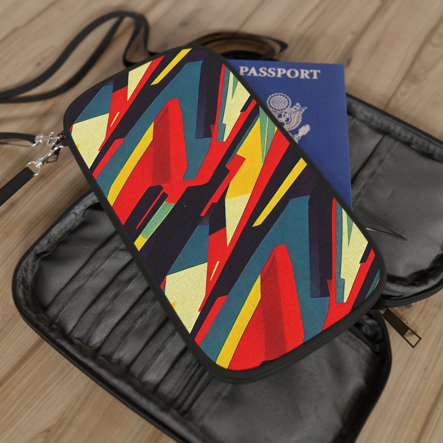 Passport Wallet - Pulp Galaxy Abstract