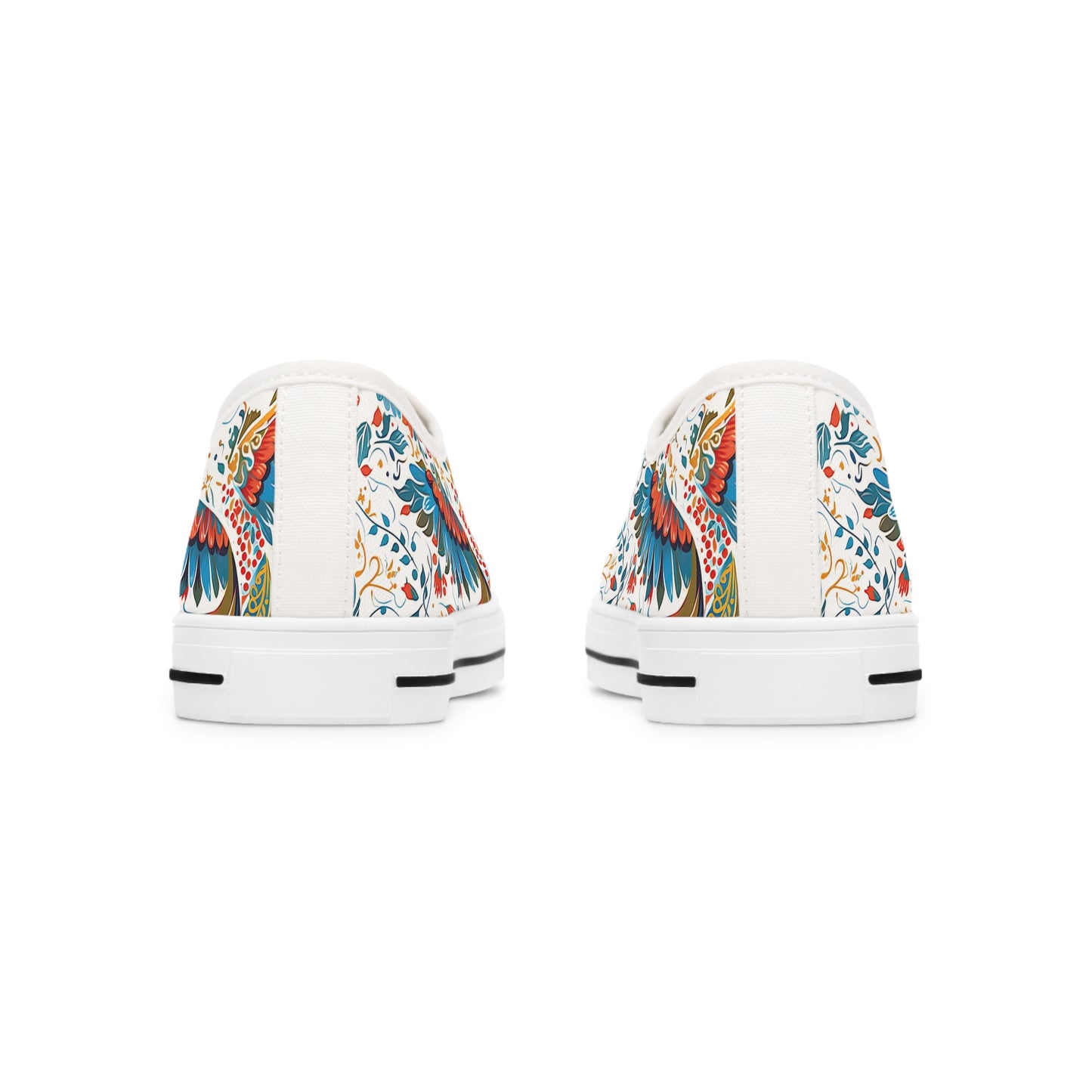 Women's Low Top Sneakers - Colibri Abstract