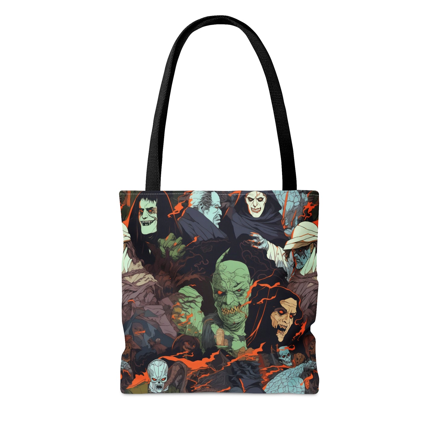 Tote Bag - Spooky Monsters Anime Alpha