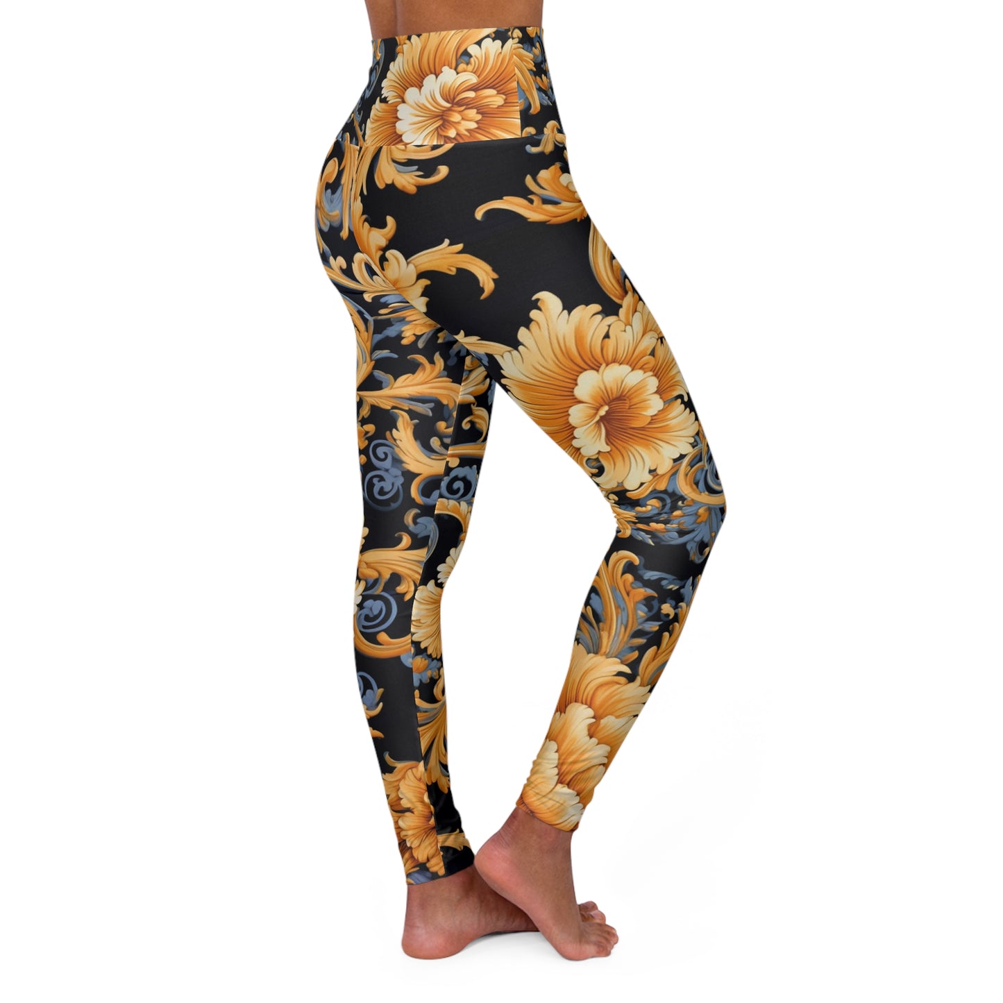 High Waisted Leggings - Vermeer-Farnham.