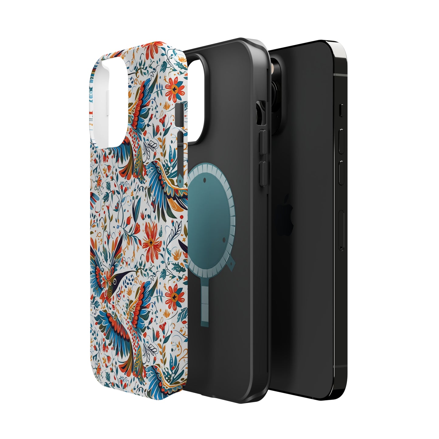 MagSafe Tough iPhone Case - Colibri Abstract