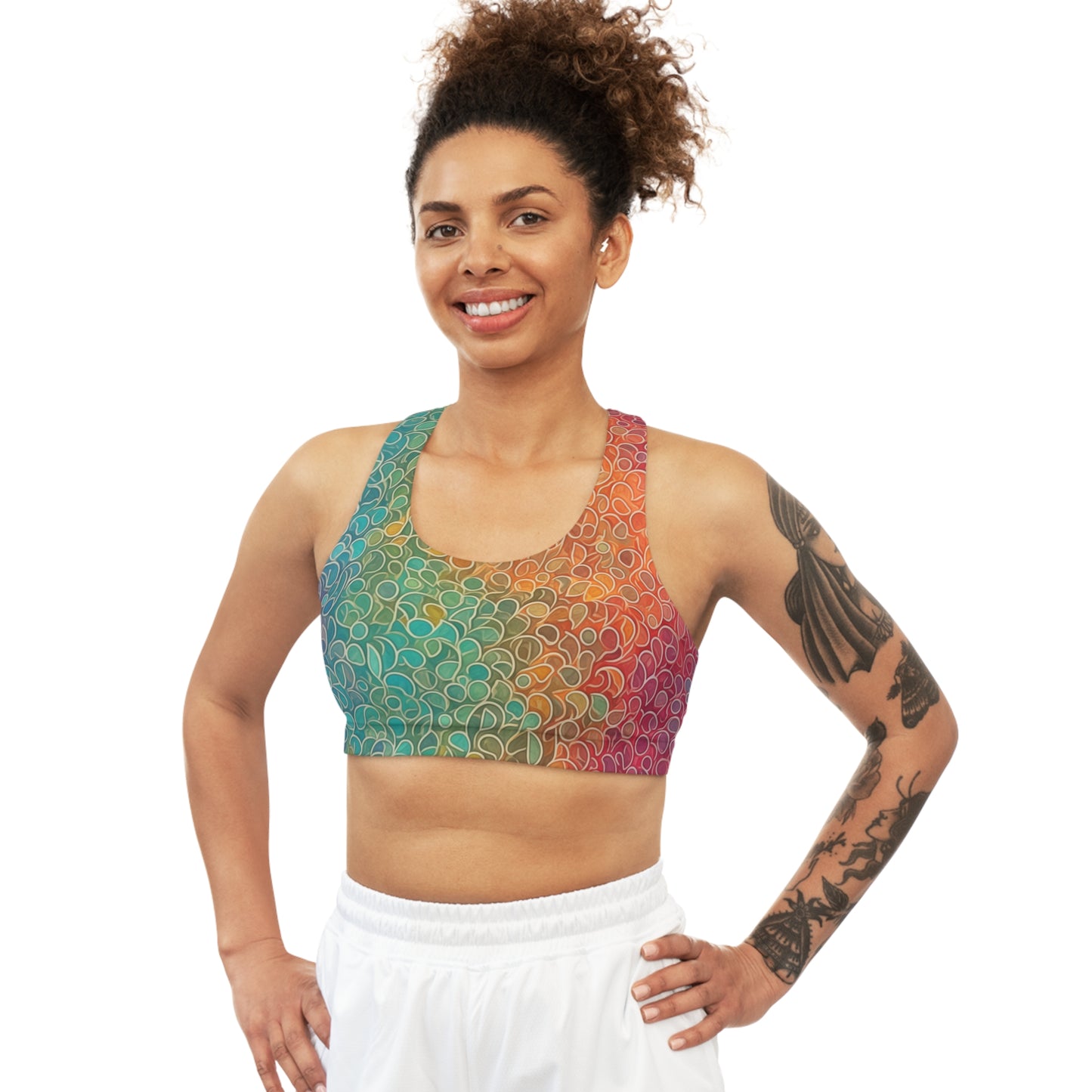 Sports Bra - Pointillist Paris