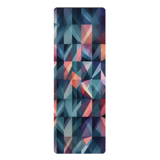 Rubber Yoga Mat- Neville Meaux Geometric