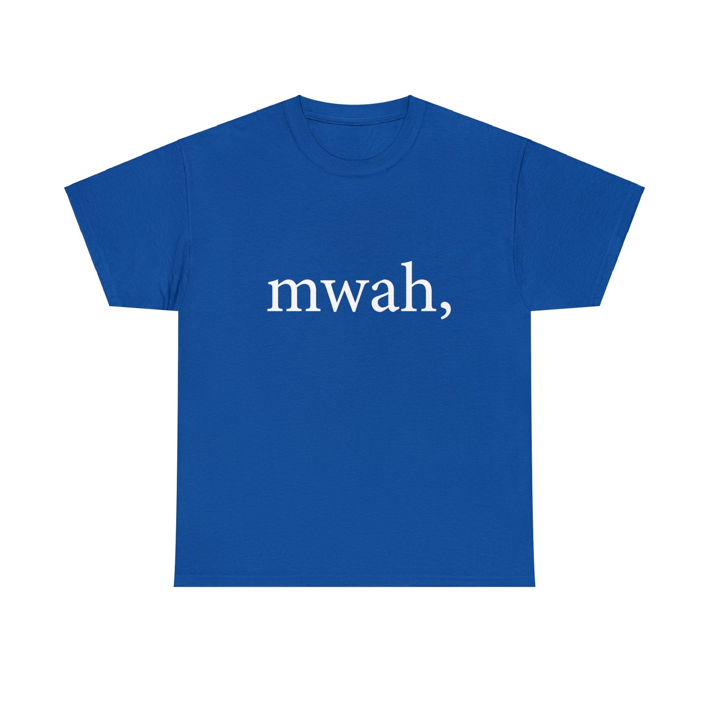 Unisex Heavy Cotton Tee - mwah, no bars.