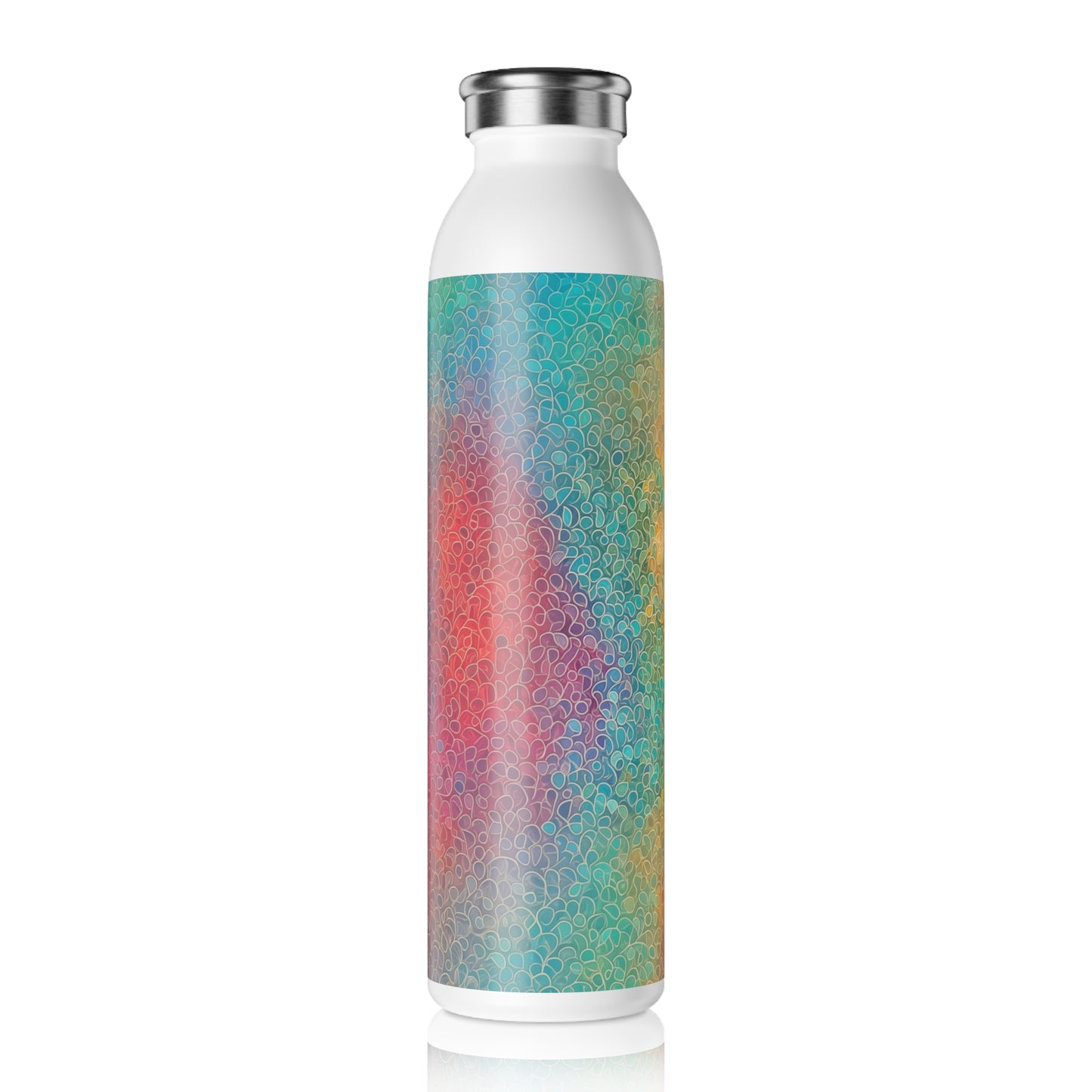 Slim Water Bottle - Pointillist Paris