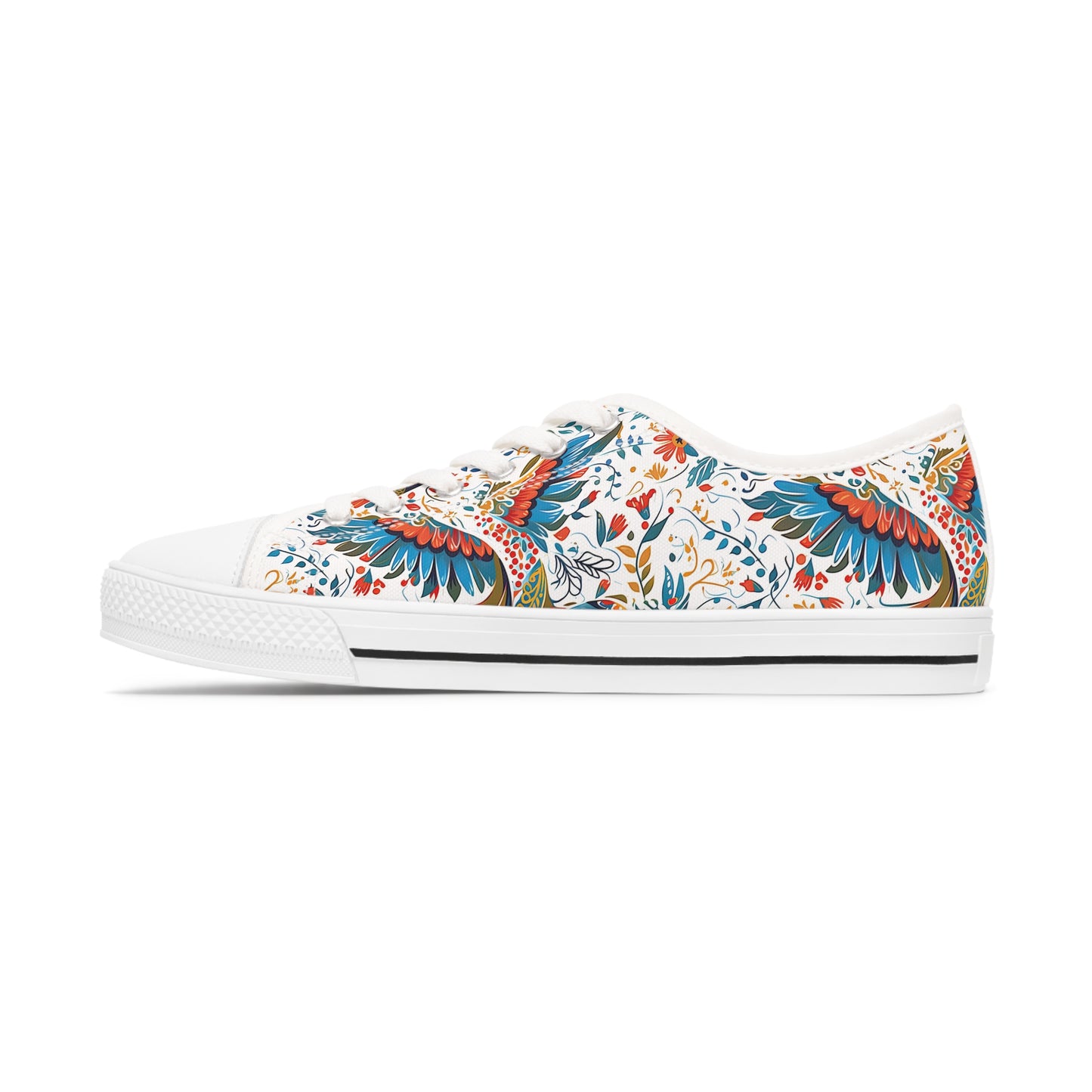 Women's Low Top Sneakers - Colibri Abstract