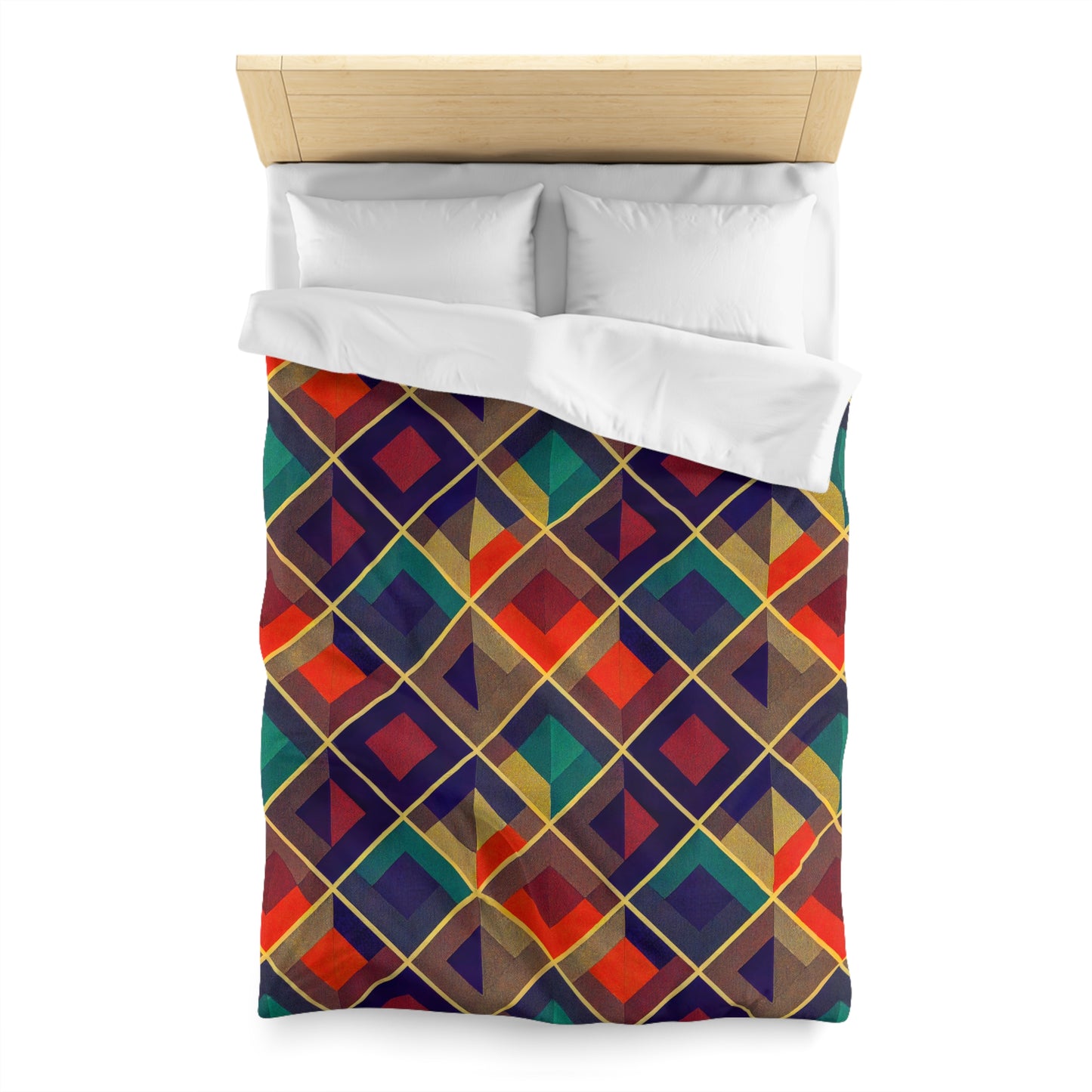 Duvet Cover - Herringbone Kaleidoscope