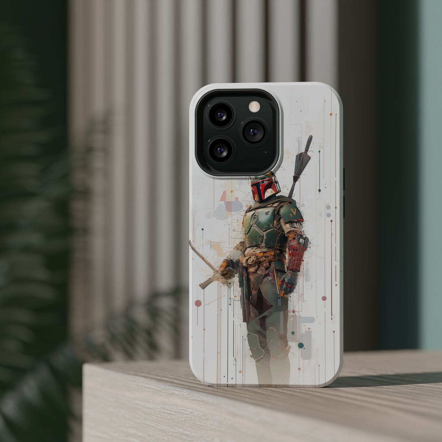 MagSafe Tough iPhone Case - Boba Fett infographic illustration