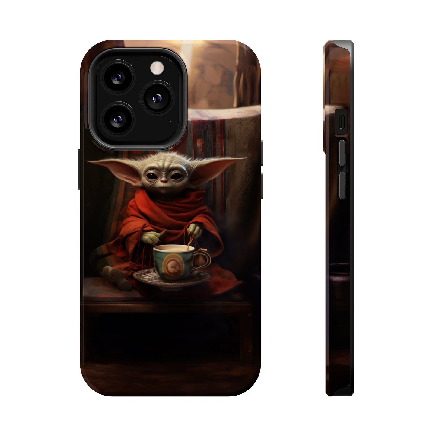 MagSafe Tough iPhone Case - "Caffeinated Cutie"