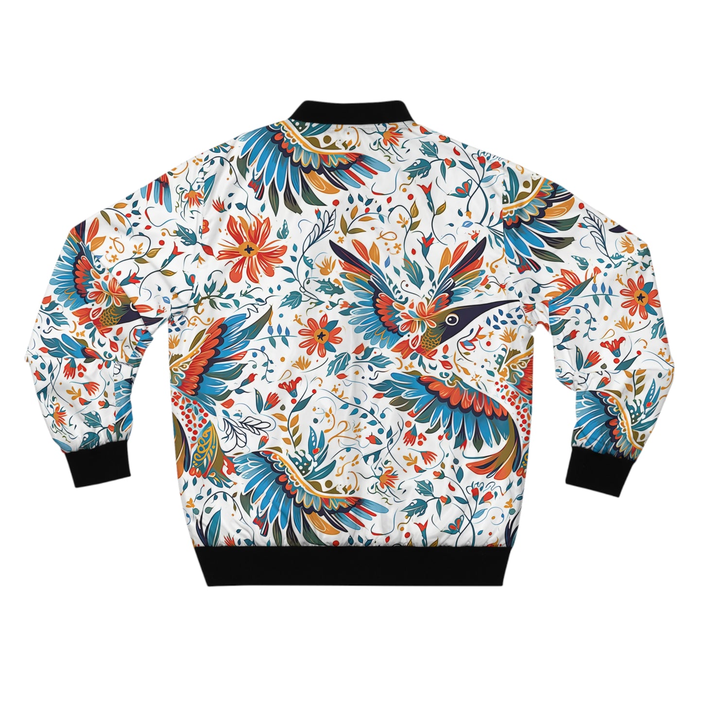 Men's Bomber Jacket - Colibri Abstract