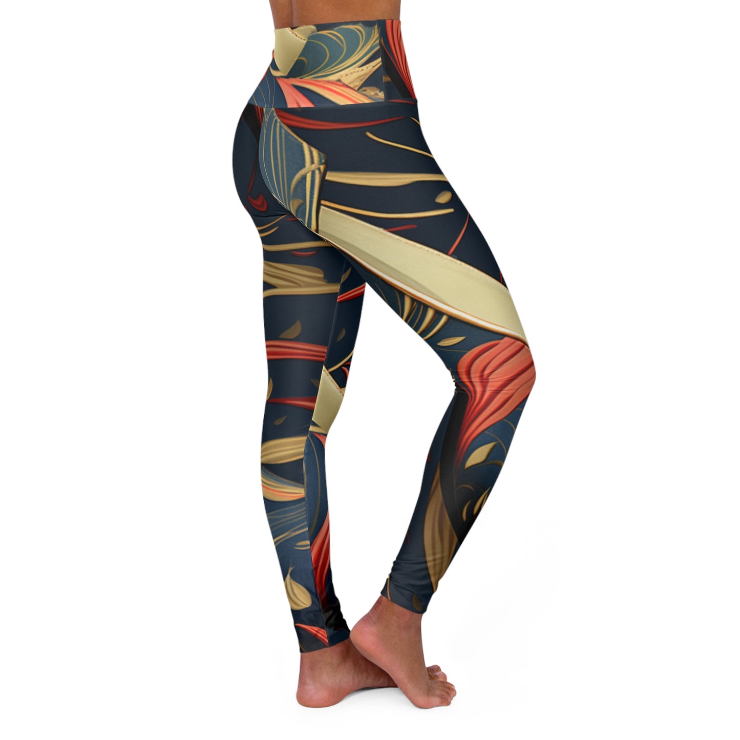 High Waisted Leggings - Amberite