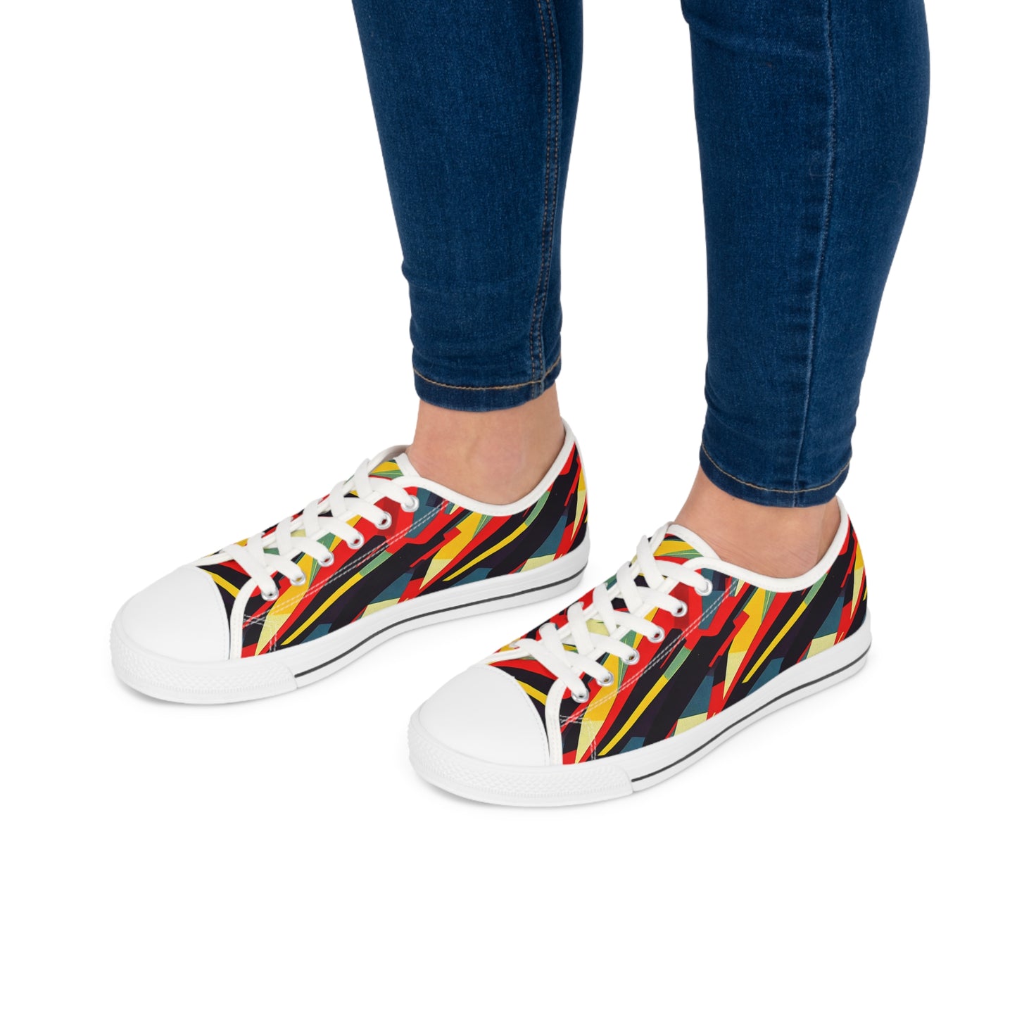 Women's Low Top Sneakers - Pulp Galaxy Abstract